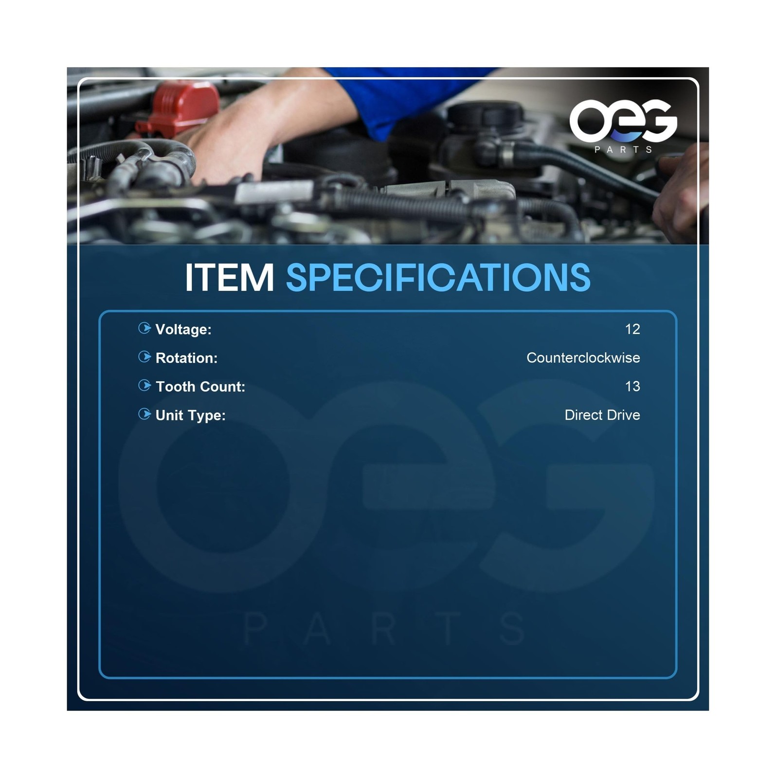 OEG Parts New Starter Compatible with Kohler Engine 15-20HP 12-… FAST USA SHIP