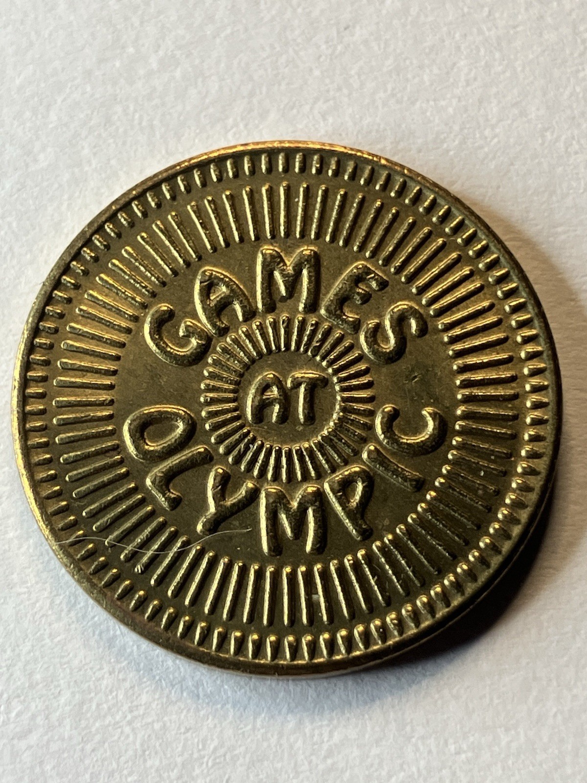 VINTAGE GAMES AT OLYMPIC ArcadeTOKEN # Ub1