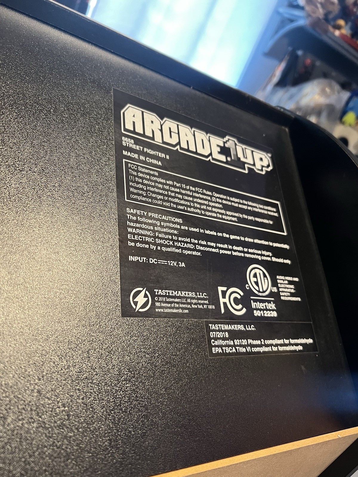 Arcade1Up Street Fighter II Champion Edition Arcade With Riser Working Great
