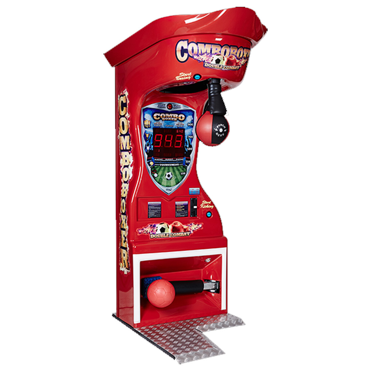 Kalkomat Boxer Boxing Machine Arcade Game – Combo Boxer – Red – Coin Only
