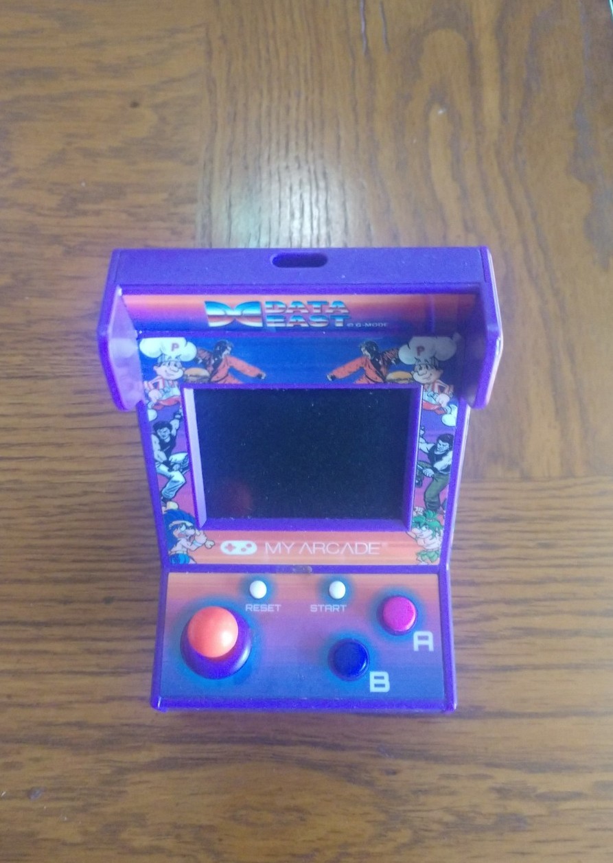 My Arcade Data East Hits Micro Player Playable Mini Retro Arcade Machine Cabinet