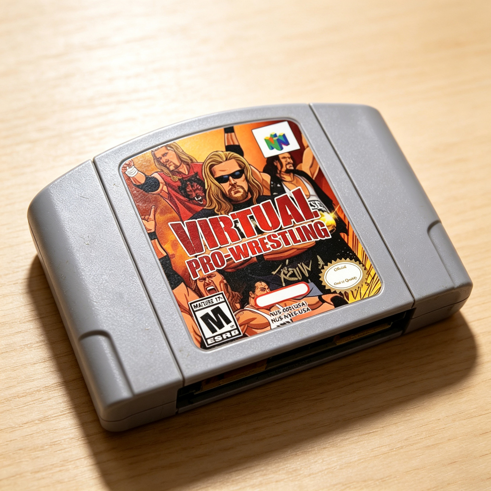 Virtual Pro Wrestling Salvo For Nintendo N64 US Version