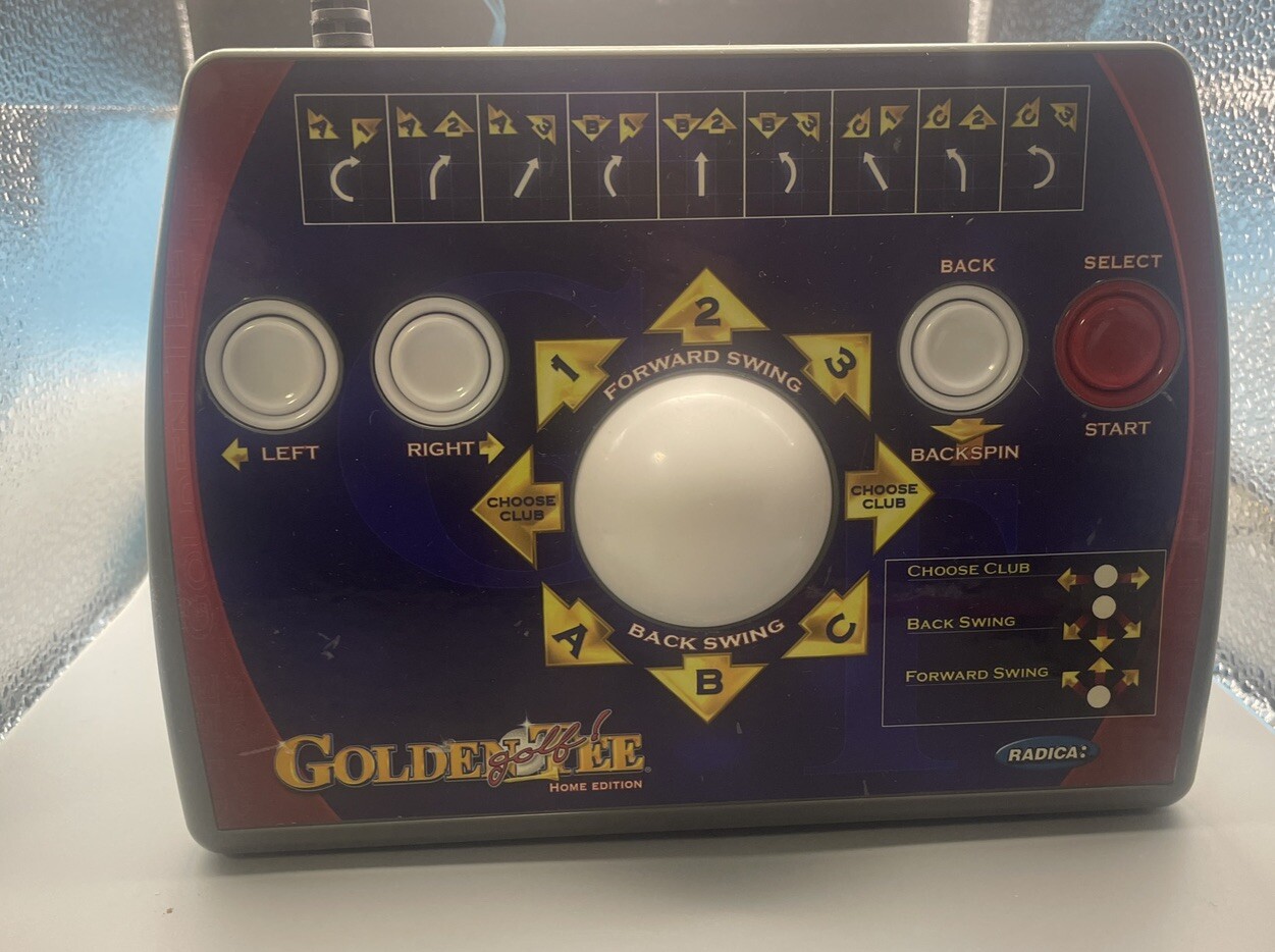 Radica Golden Tee Golf Home Edition Plug and Play Desktop TV Video Game Tested