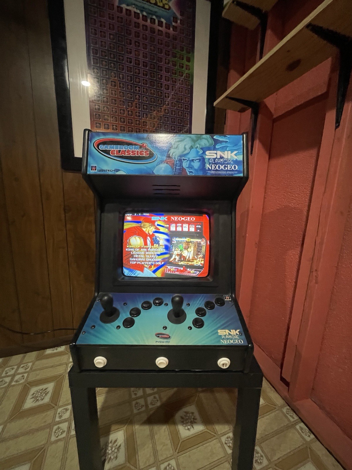 SNK Game Room Classics Neo Geo Arcade Machine AES MVS