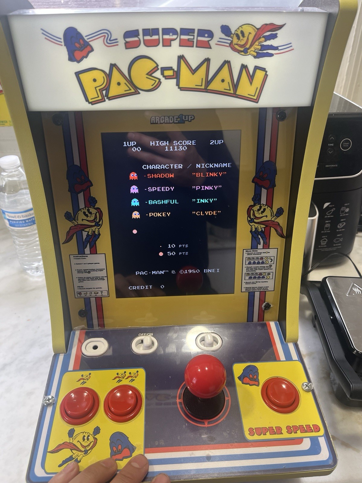 Arcade1up Super Pac-Man Tabletop Arcade Machine 2021 Reproduction