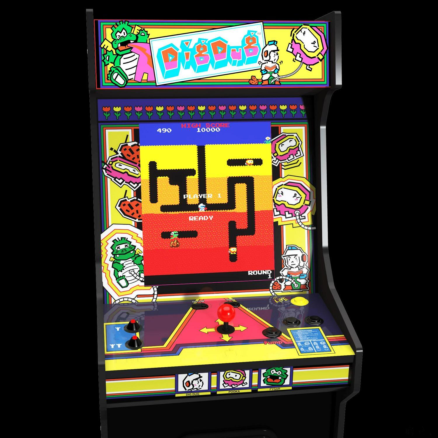 14 in 1 Multi-Game Legacy Edition Arcade Cabinet With Riser And Light-Up Marquee