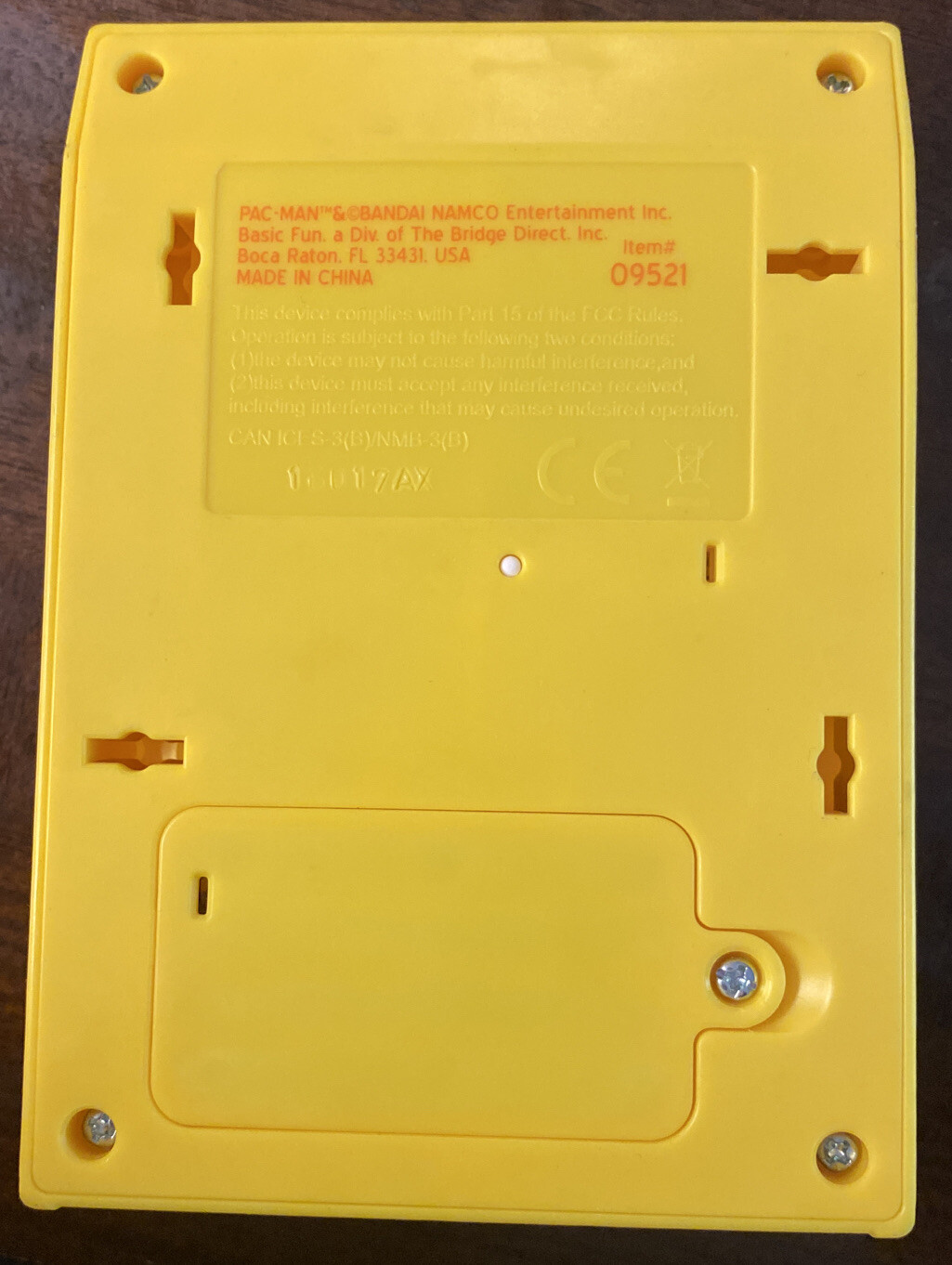 Pac-Man Handheld Arcade Game Pac Man Machine Bandai Namco 09521 Works Great!!!!