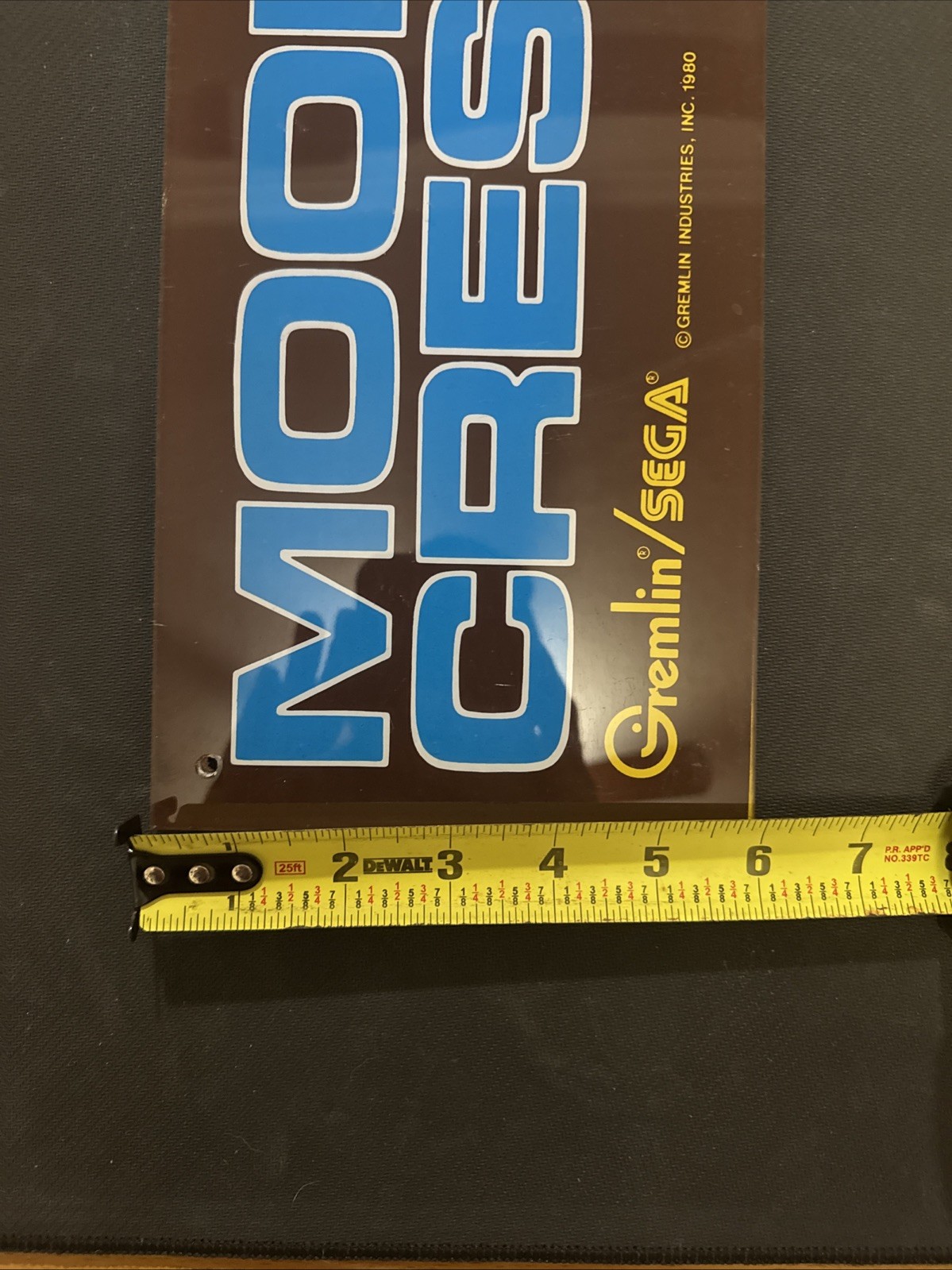Authentic Moon Cresta Arcade Marquee Gremlin/SEGA 1980