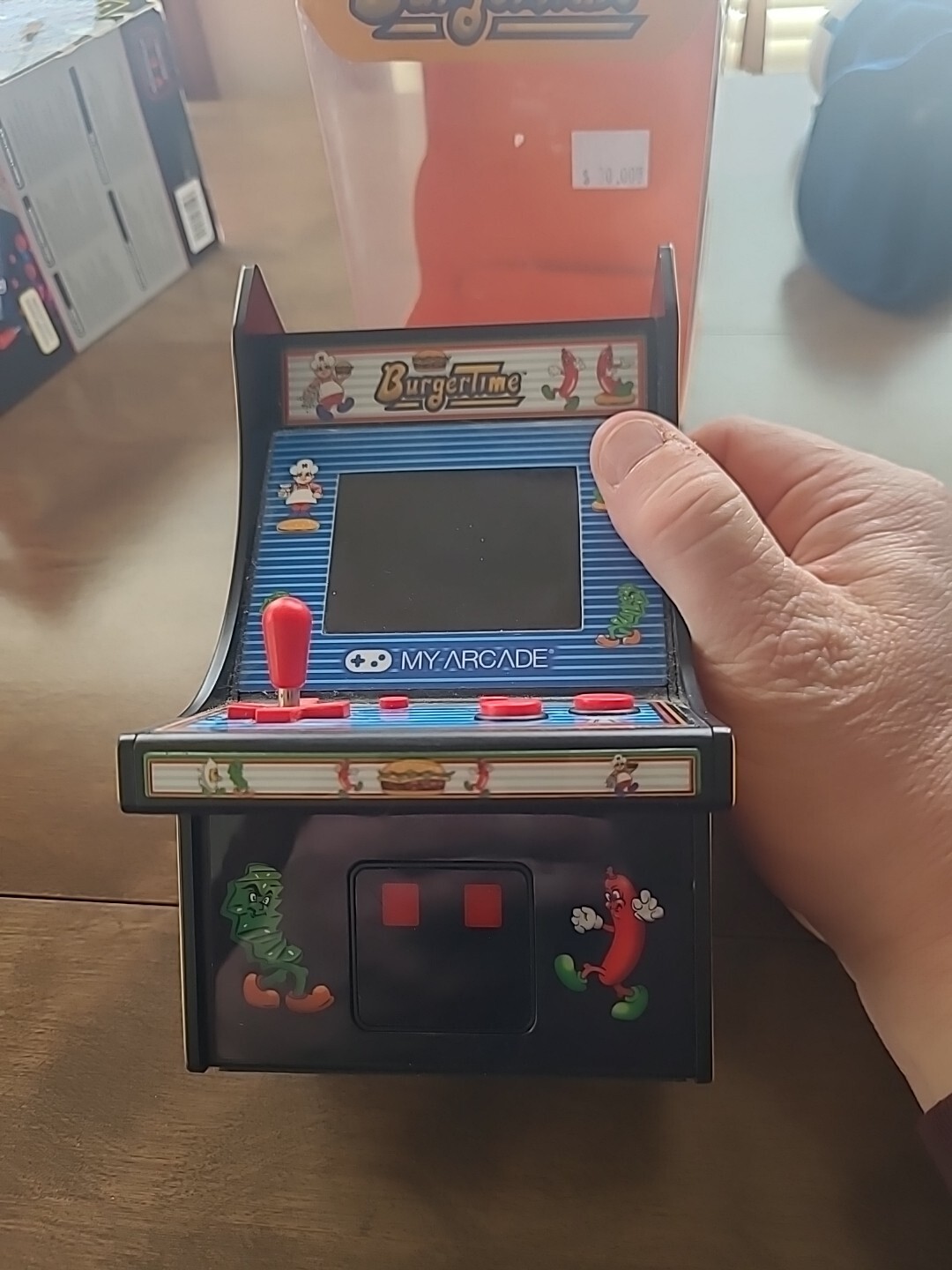 Nice My Arcade Burgertime Mini Battery Powered Arcade Game With Box