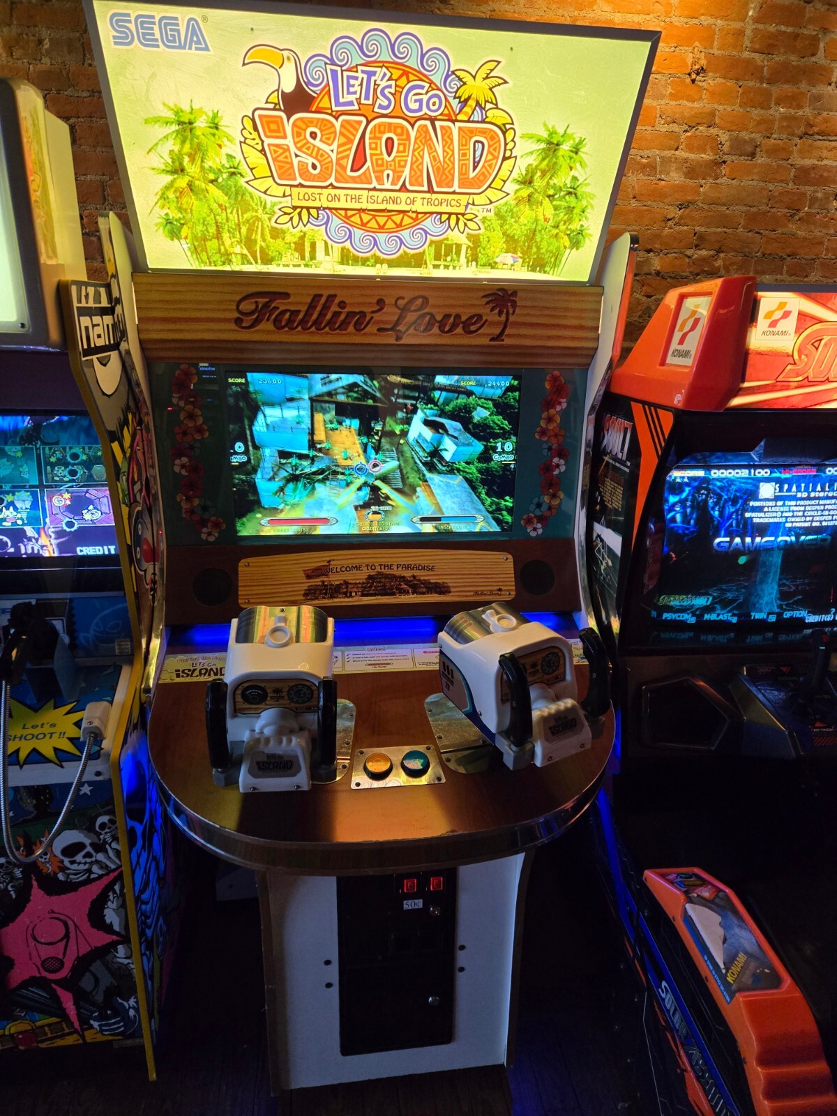 Rare smaller 2010 Sega LET’S GO ISLAND video arcade gun game – FREE SHIPPING