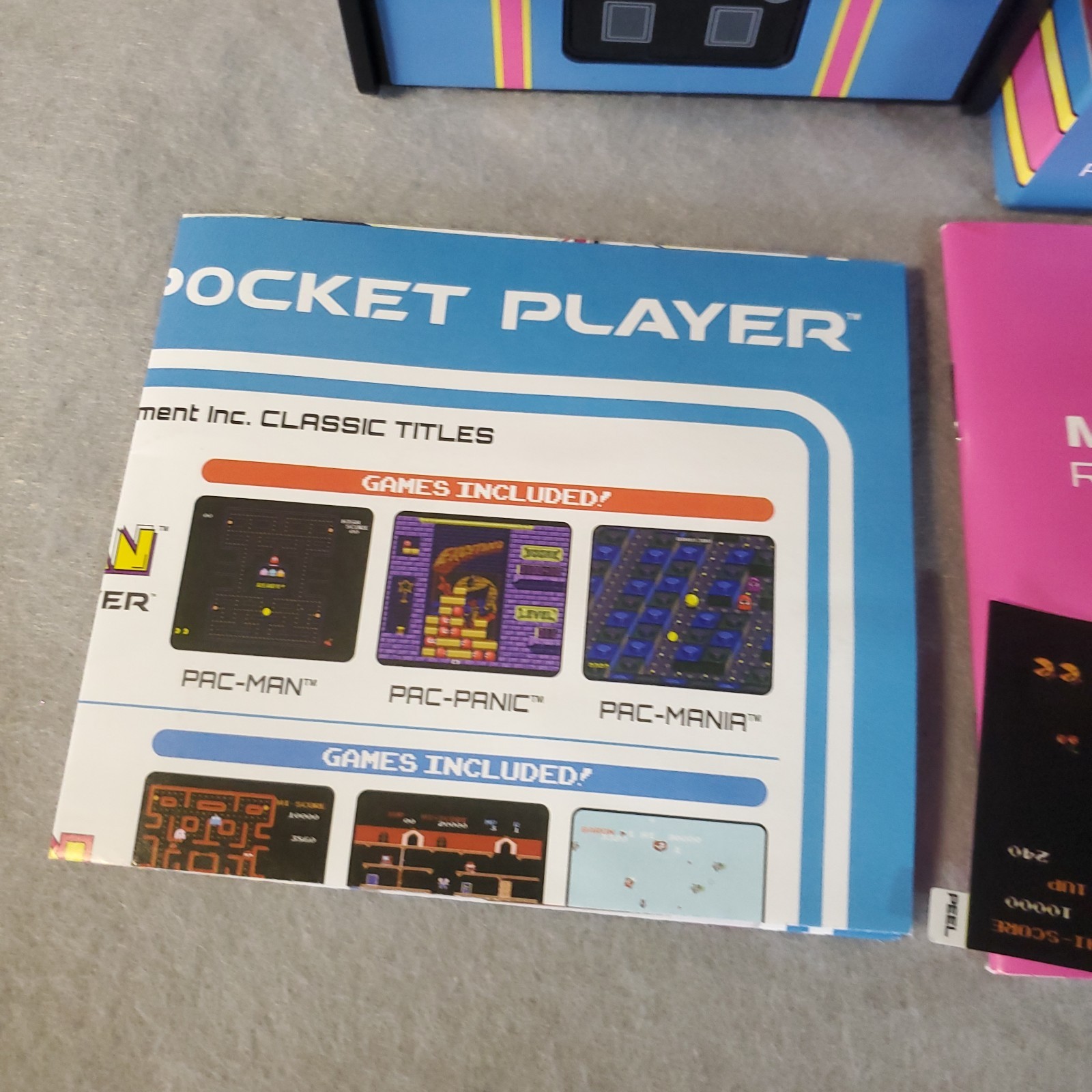 Ms Pac-Man Mini Arcade Machine My Arcade Micro Player Retro *Box Damage* WORKS