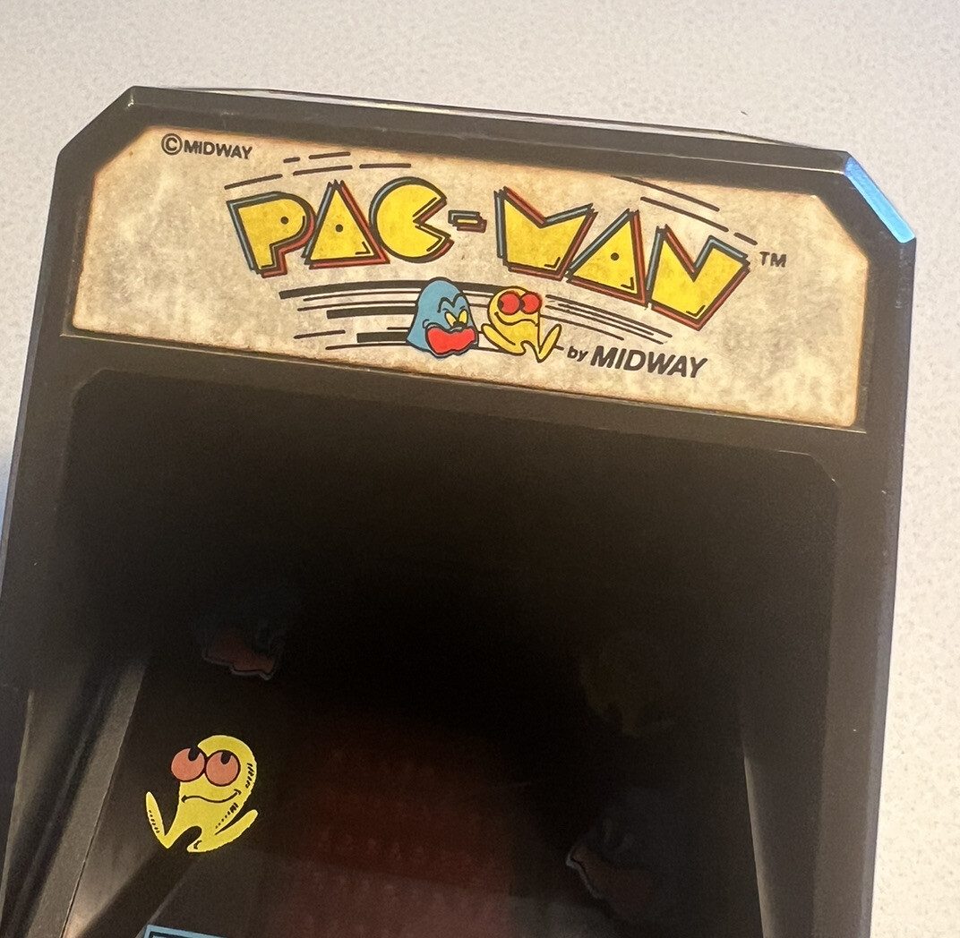 Coleco Midway Pac-Man Mini Tabletop Arcade Game Very Good Working Condition