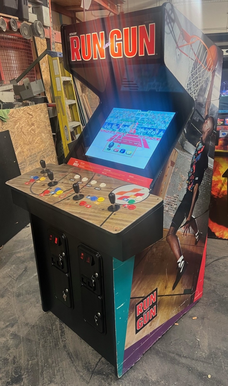 RUN AND GUN ARCADE MACHINE by KONAMI 1993