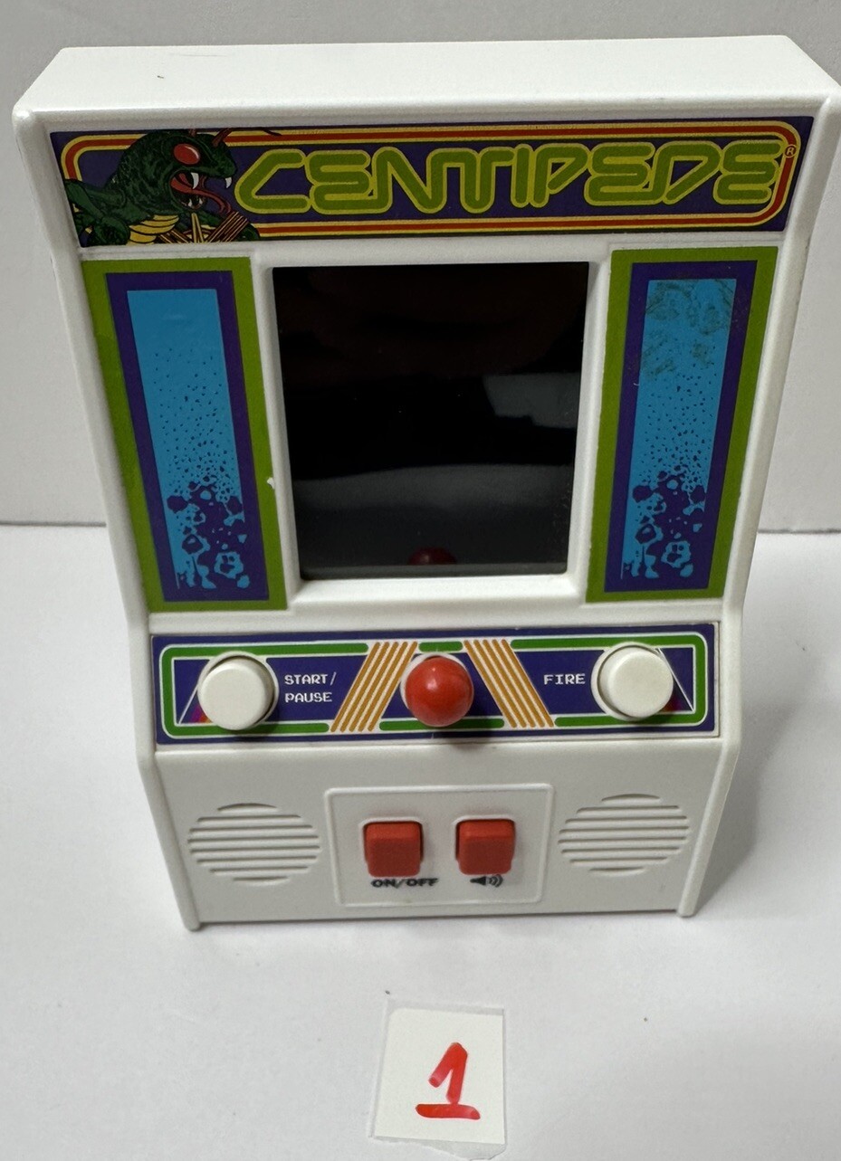 VINTAGE ATARI 1981 CENTIPEDE HAND HELD MINI ARCADE VIDEO GAME WORKS **READ**