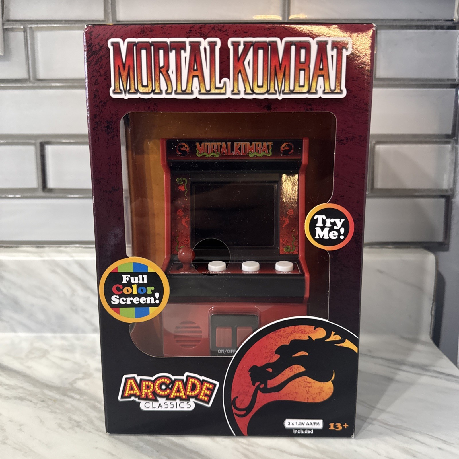 Mortal Kombat Mini Arcade Classics Basic Fun 90’s Video Game WB New RETRO GAMING