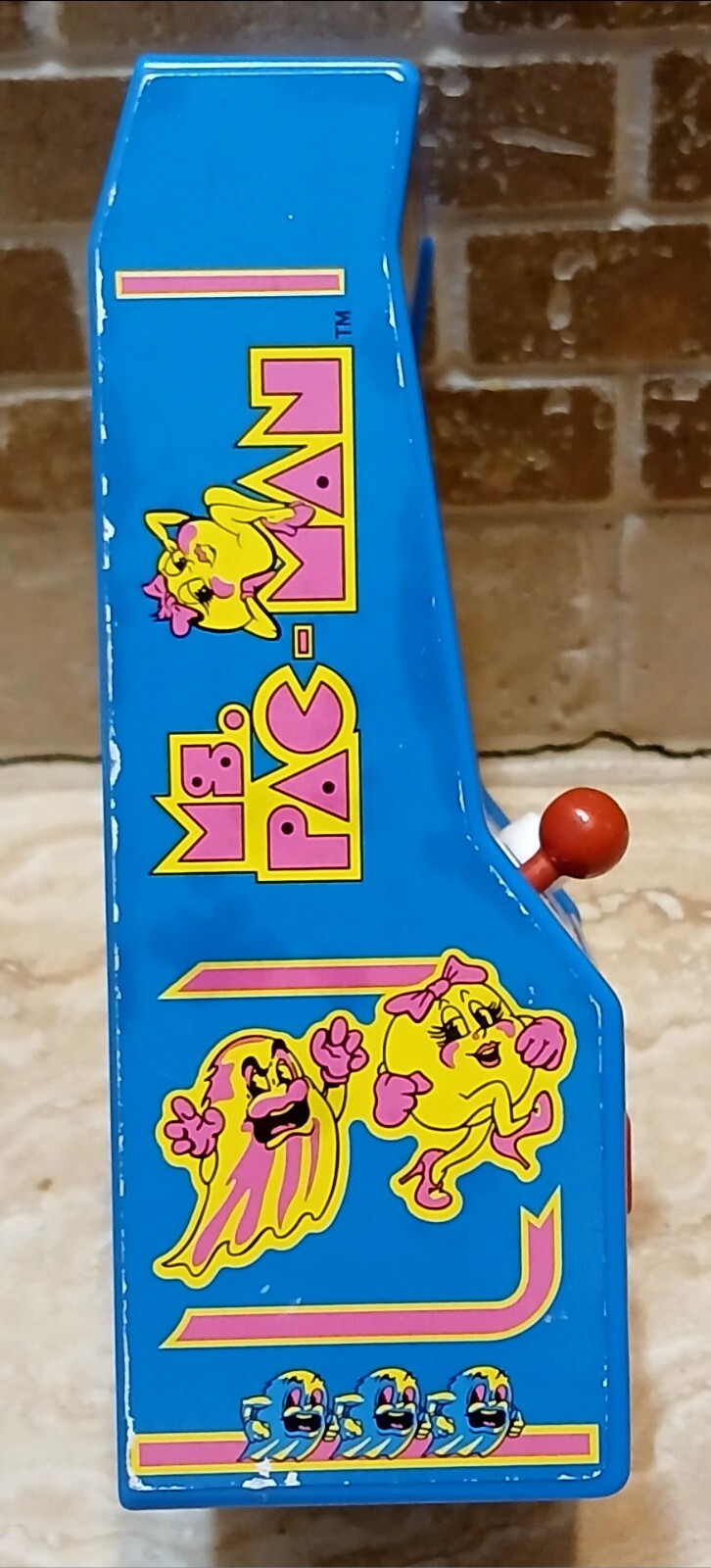 Ms. Pac-Man Hand Held Mini Arcade Video Game Pacman Pac Man Used Works Great!!