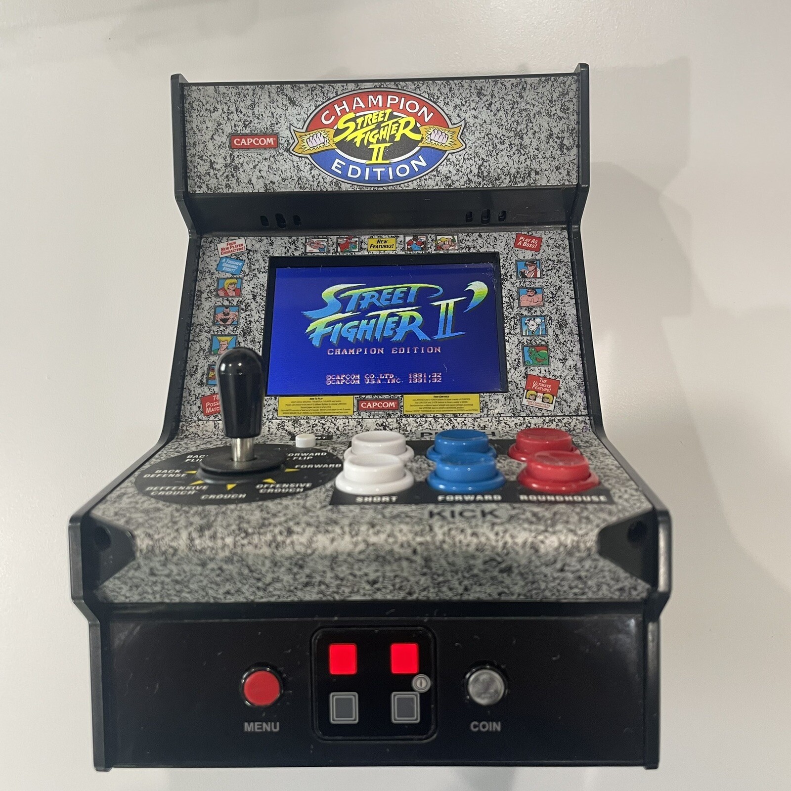 My Arcade Street Fighter II 2 Champion Edition Micro Player Retro Arcade