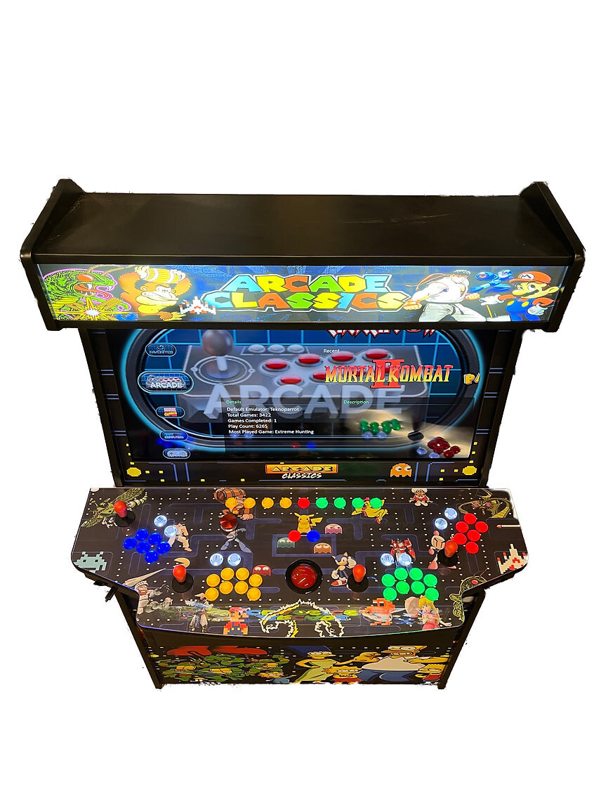 Fully Loaded 4 Player Upright With A 43″ Monitor!