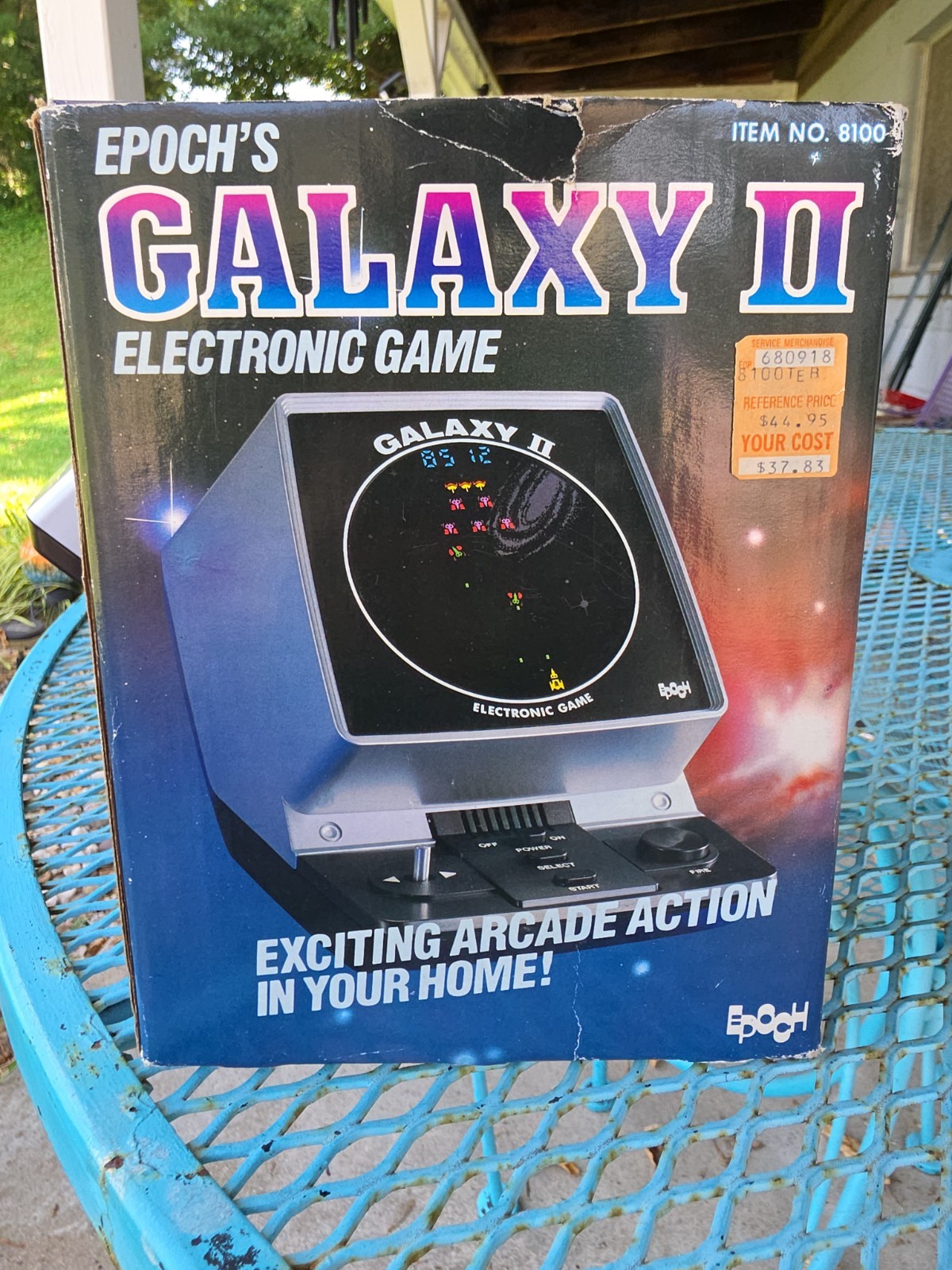 1981 Vintage Galaxy II Electronic Tabletop Arcade Game Epoch w Box Tested