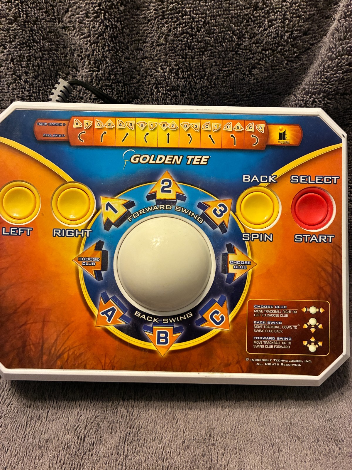 Golden Tee Golf Plug & Play Home TV Game 2011 Jakks Pacific