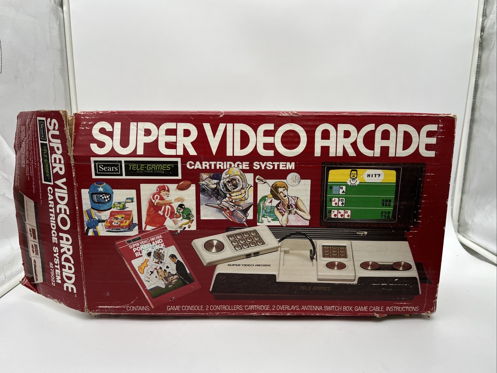 Sears, Roebuck & Co Super Video Arcade Gaming System Model 497.75022 CIB