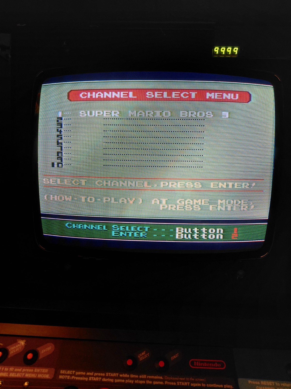 Nintendo Playchoice 10 Arcade Super Mario Bros 3 Cartridge Working