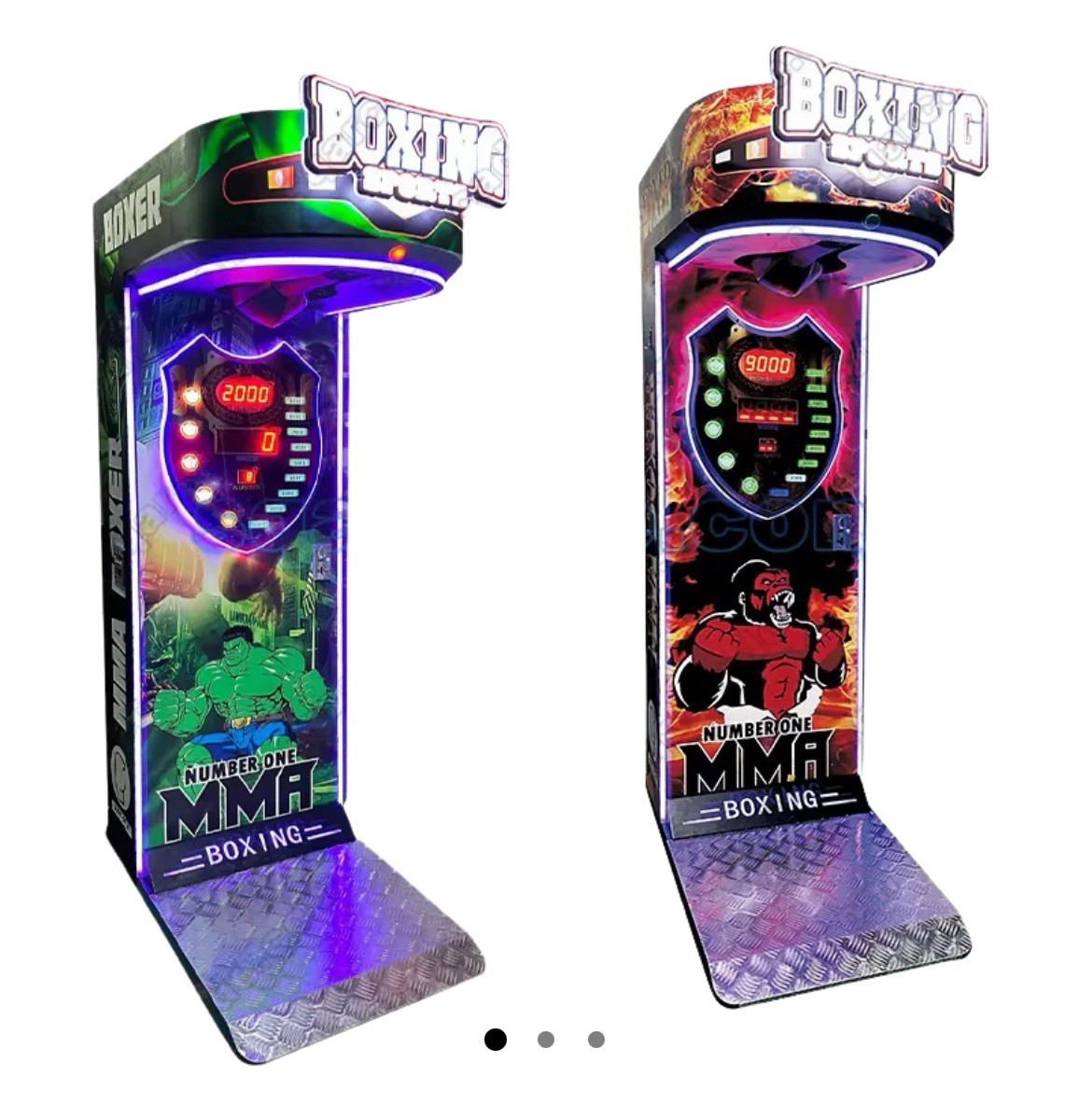 Boxer Machine boxing machine Arcade Game With Bill Acceptor And Coin Mechanism
