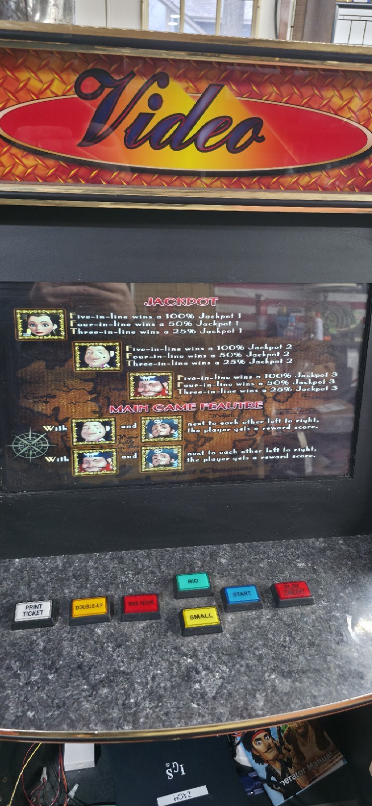 IGS Captain Jack Arcade games (game board only)