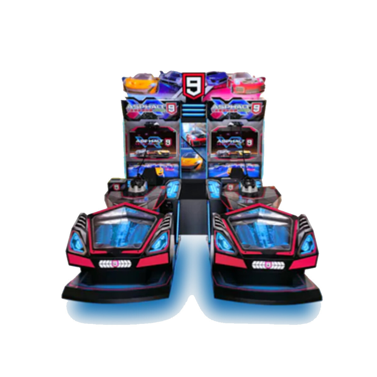 LAI Games Asphalt 9 Legends VR Arcade Driving Game – 2 Player With Marquee