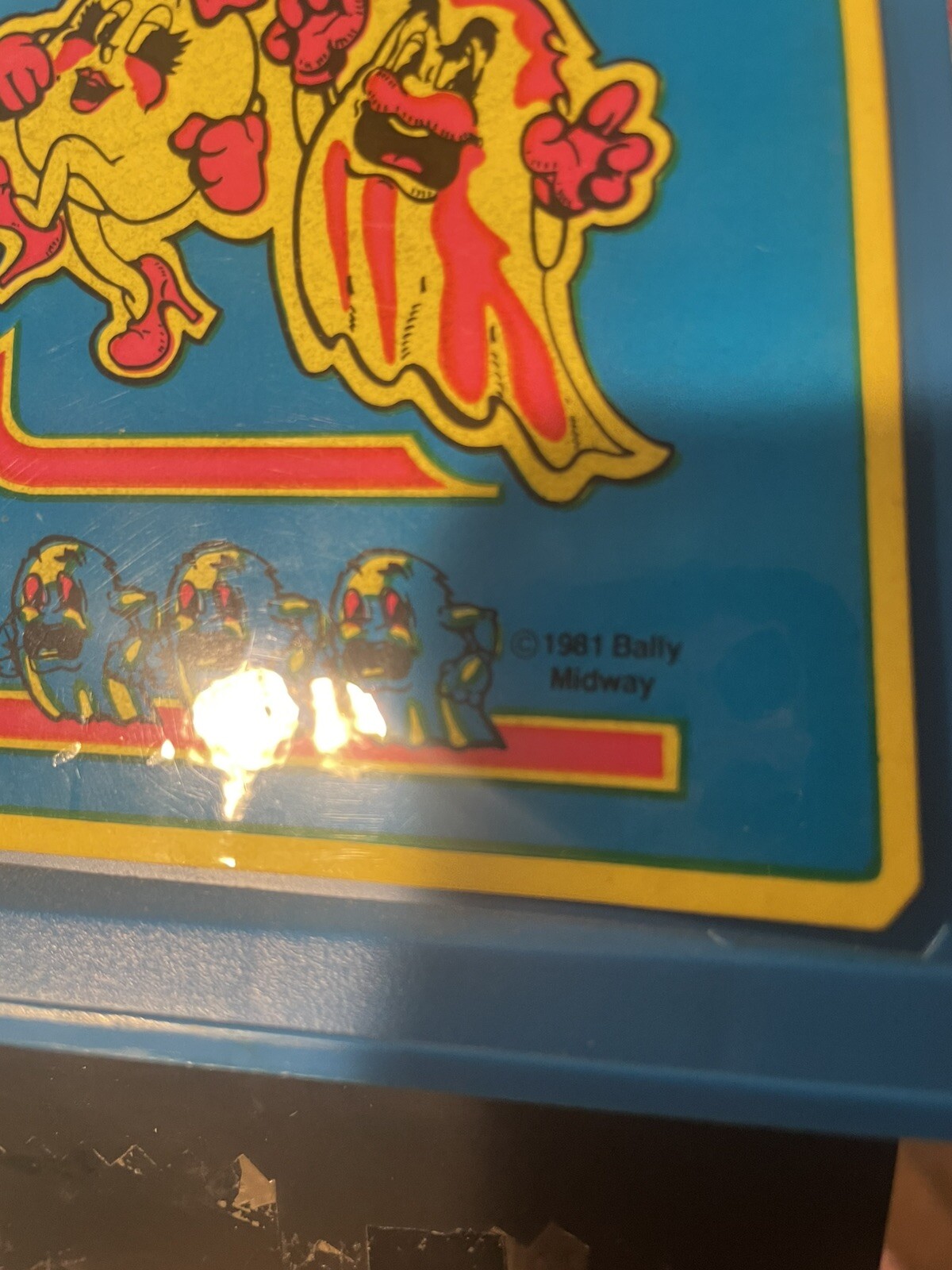 Vintage 1981 Ms. PAC-MAN Mini Tabletop Arcade Video Game Rare Coleco USED Works!