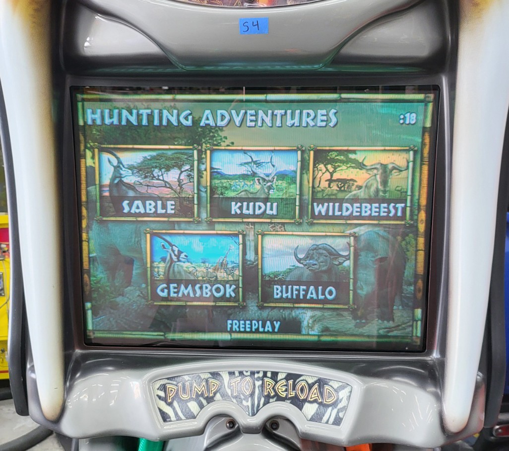 BIG BUCK HUNTER Pro SAFARI Full Size Arcade Shooting Game – WORKING GREAT! (S4)