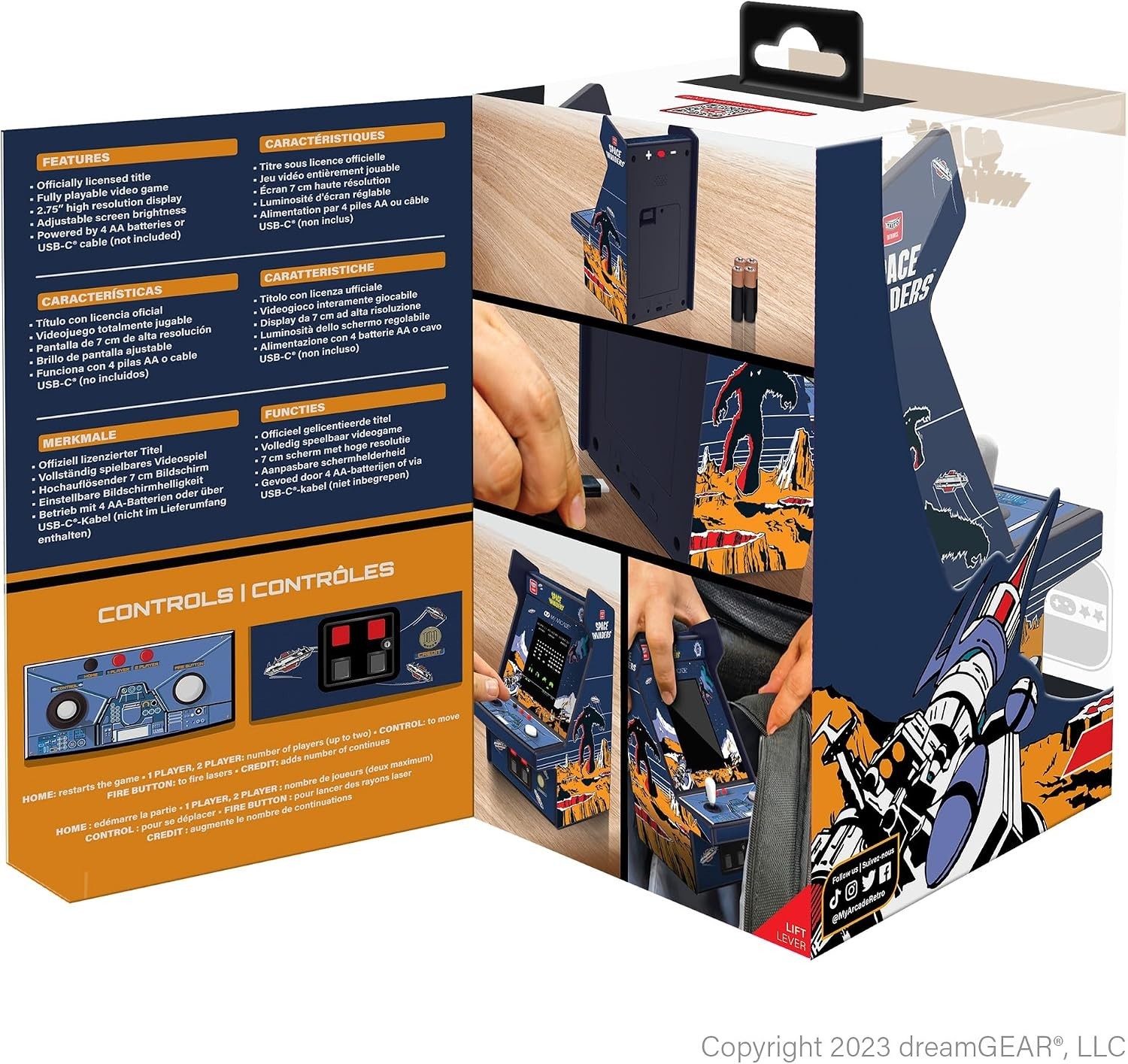 Space Invaders Micro Player Pro: Retro Gaming Machine