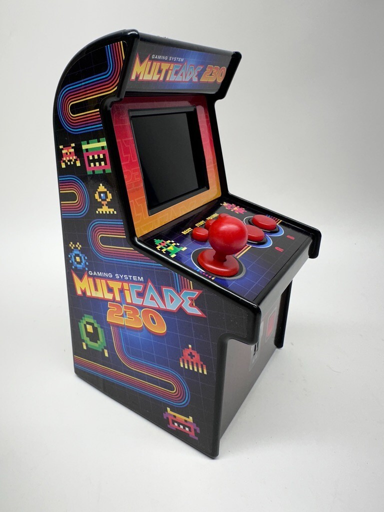 Multicade 230 Sound Logic XT Mini Retro Arcade Video Game Machine – works. EUC
