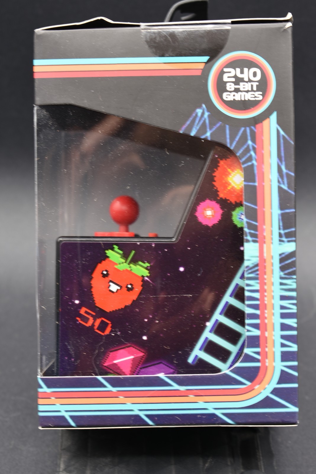 Orb Mini Arcade Machine 240 Built-In Games 8-Bit Retro Arcade Games 2.5” Screen
