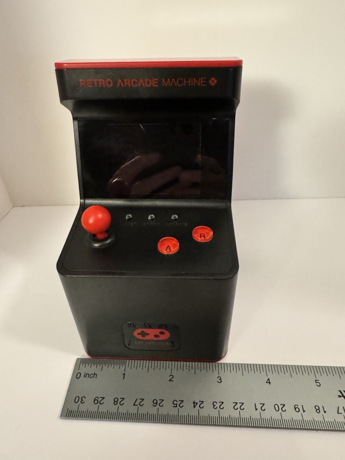 My Arcade Retro Mini Arcade Machine DGUN-2593 Tested Works Red Black