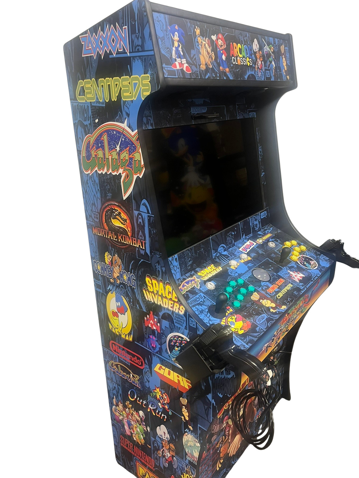 Two Player 32″ Multicade Arcade With Trackball and Dual Light Guns