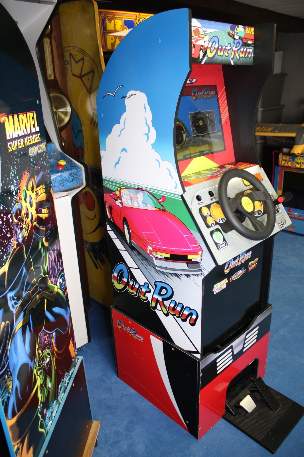 Arcade1UP Outrun Driver Arcade ,OutRunners, Rad Rally Power Drift – WORKING