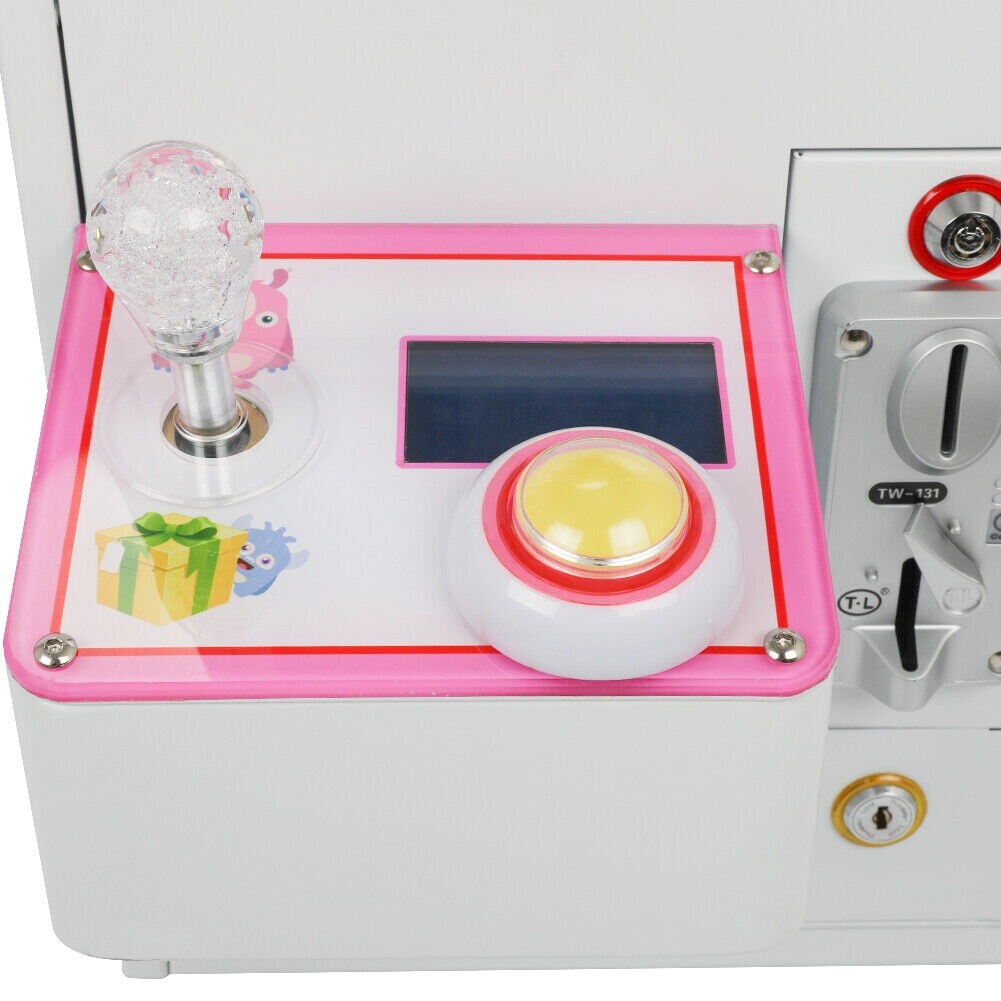 Mini Metal Case Player Claw Crane Machine 110V Candy Toy Grabber Catcher Upgrade