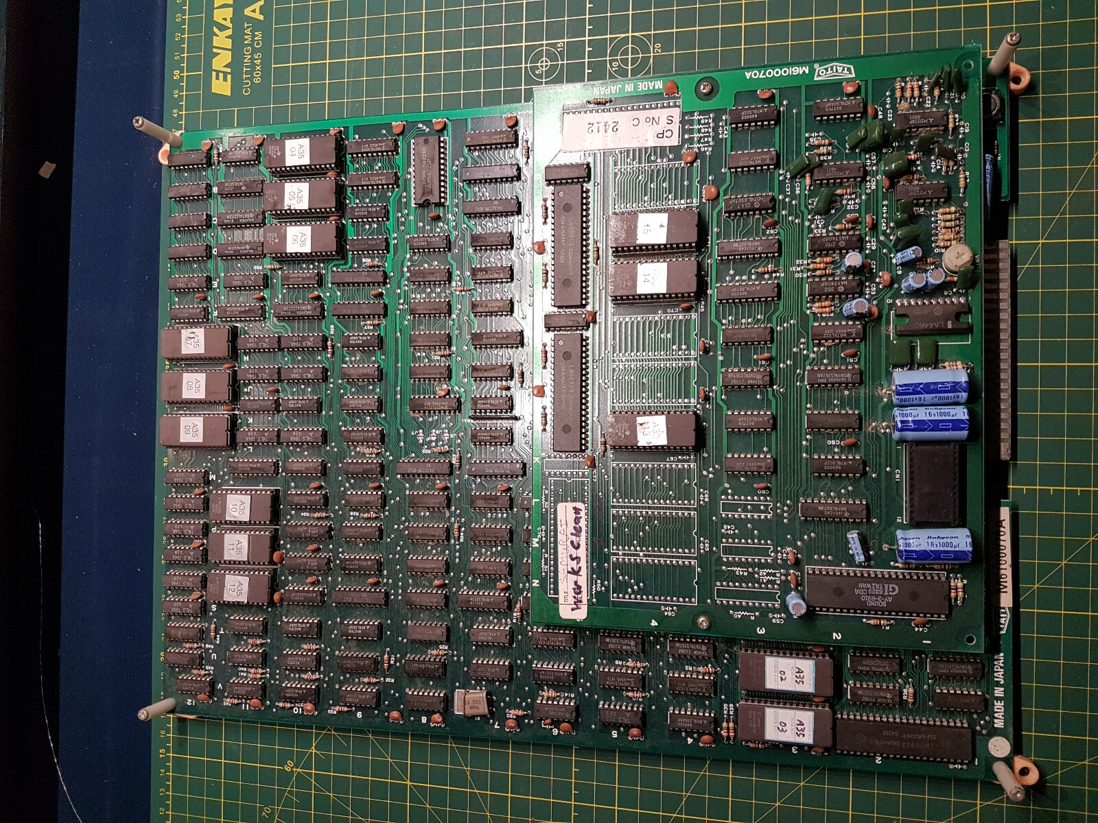 RARE Taito Samurai Nipponichi Arcade PCB – WORKING – Ships From Canada – B5