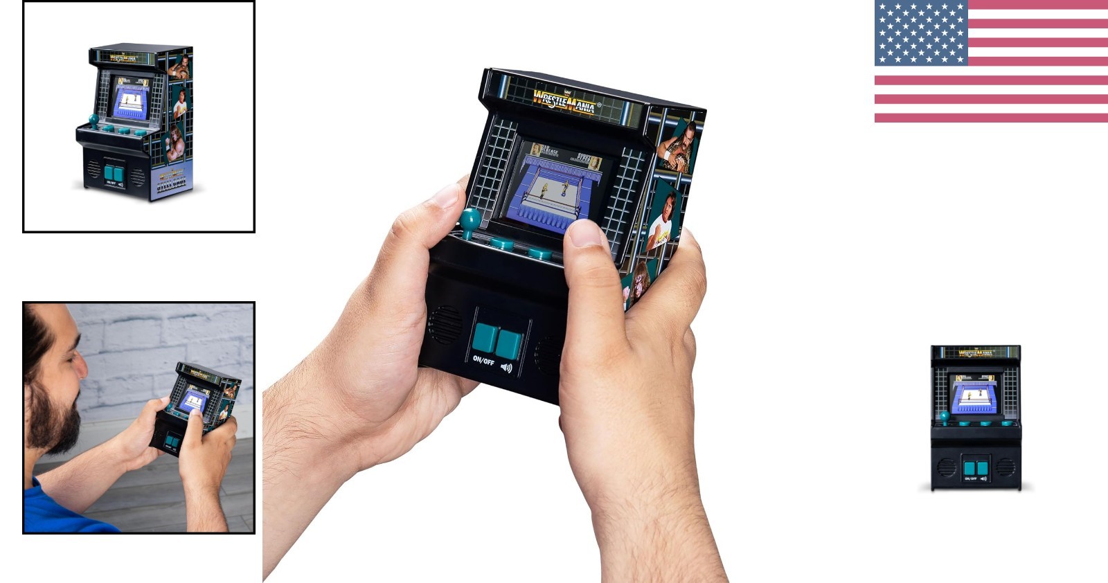 Batteries Included! WWE Handheld Arcade Game – Perfect for Kids and Collectors