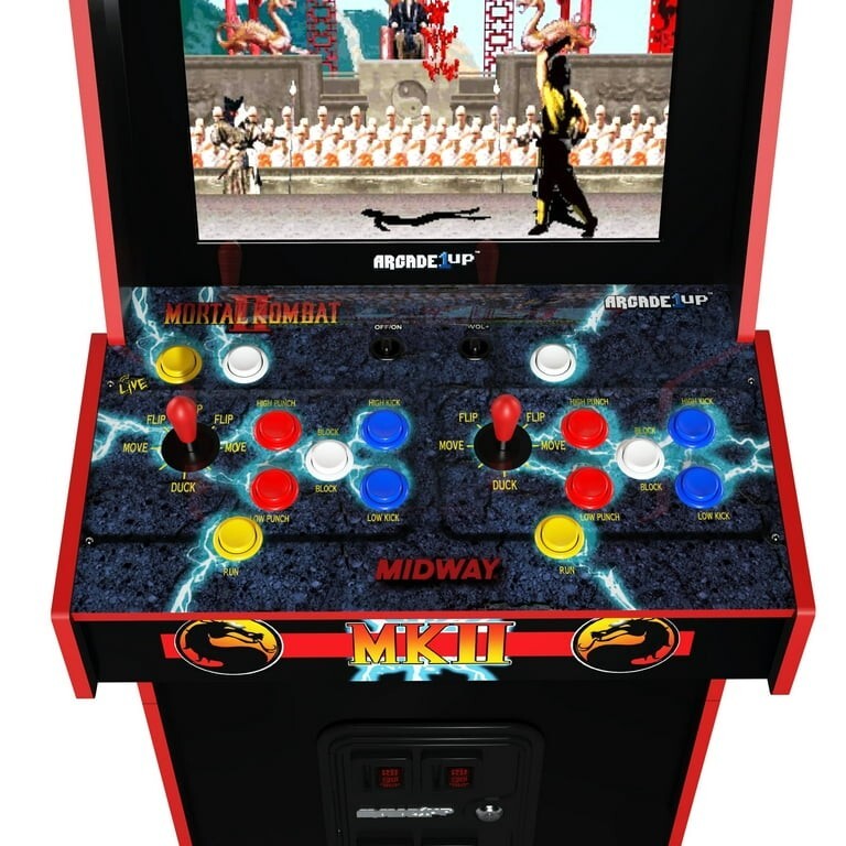 Arcade1Up Mortal Kombat II Deluxe Arcade video Game machine wifi multiplayer
