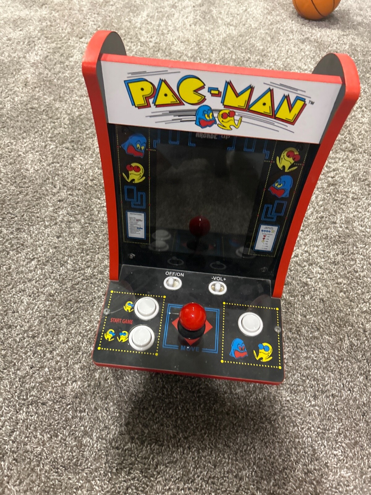 Rare Arcade1Up Pac-Man 2-in-1 Countercade Tabletop Home Arcade Machine Game New