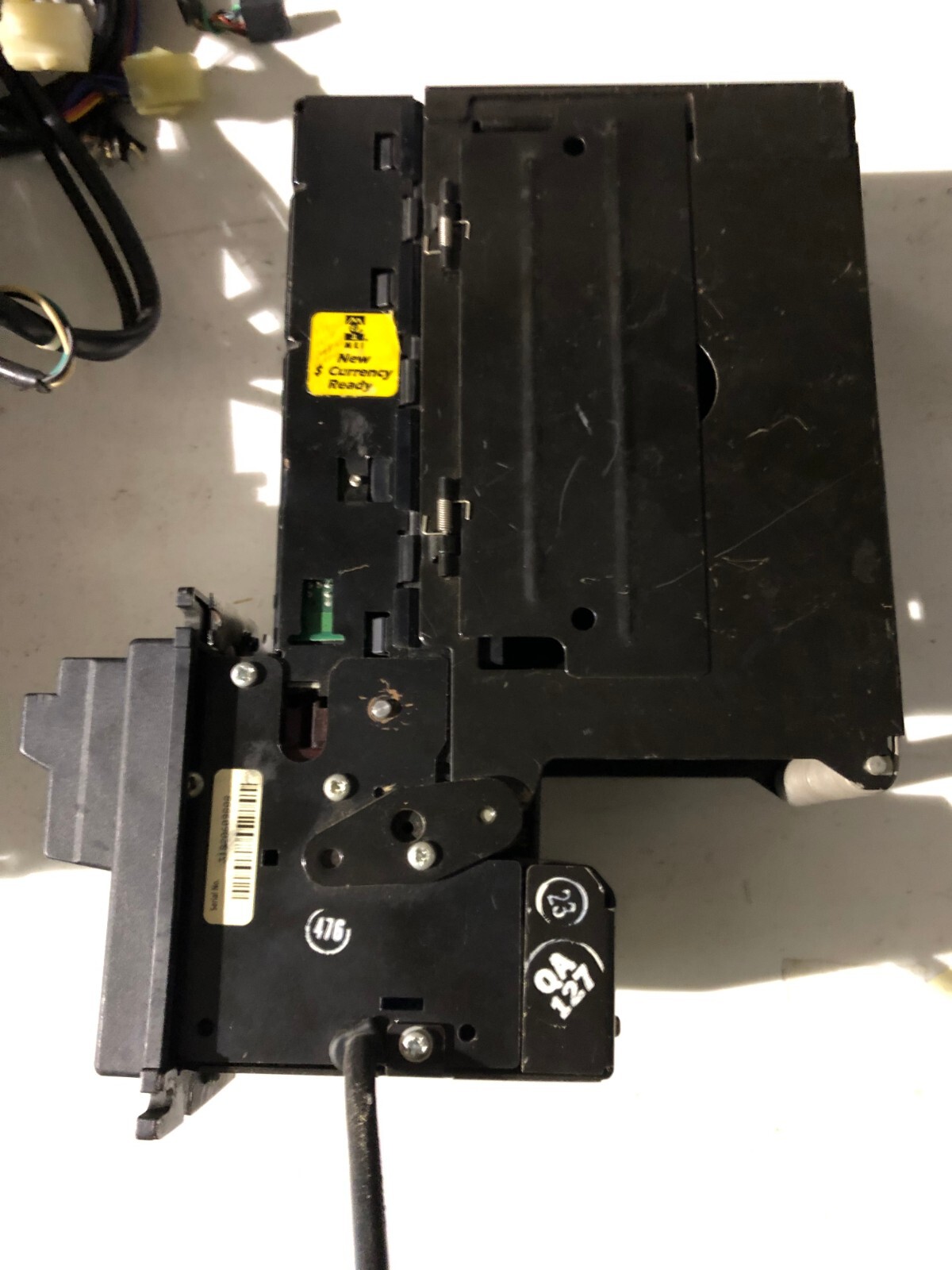 MARS MEI BILL ACCEPTOR VALIDATOR LE-3801-dr us / 110V arcade pinball vending .
