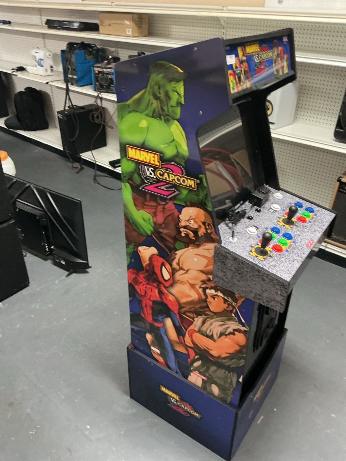 Marvel vs Capcom 2 w/ Arcade1Up Riser Included 🔥 VERY RARE