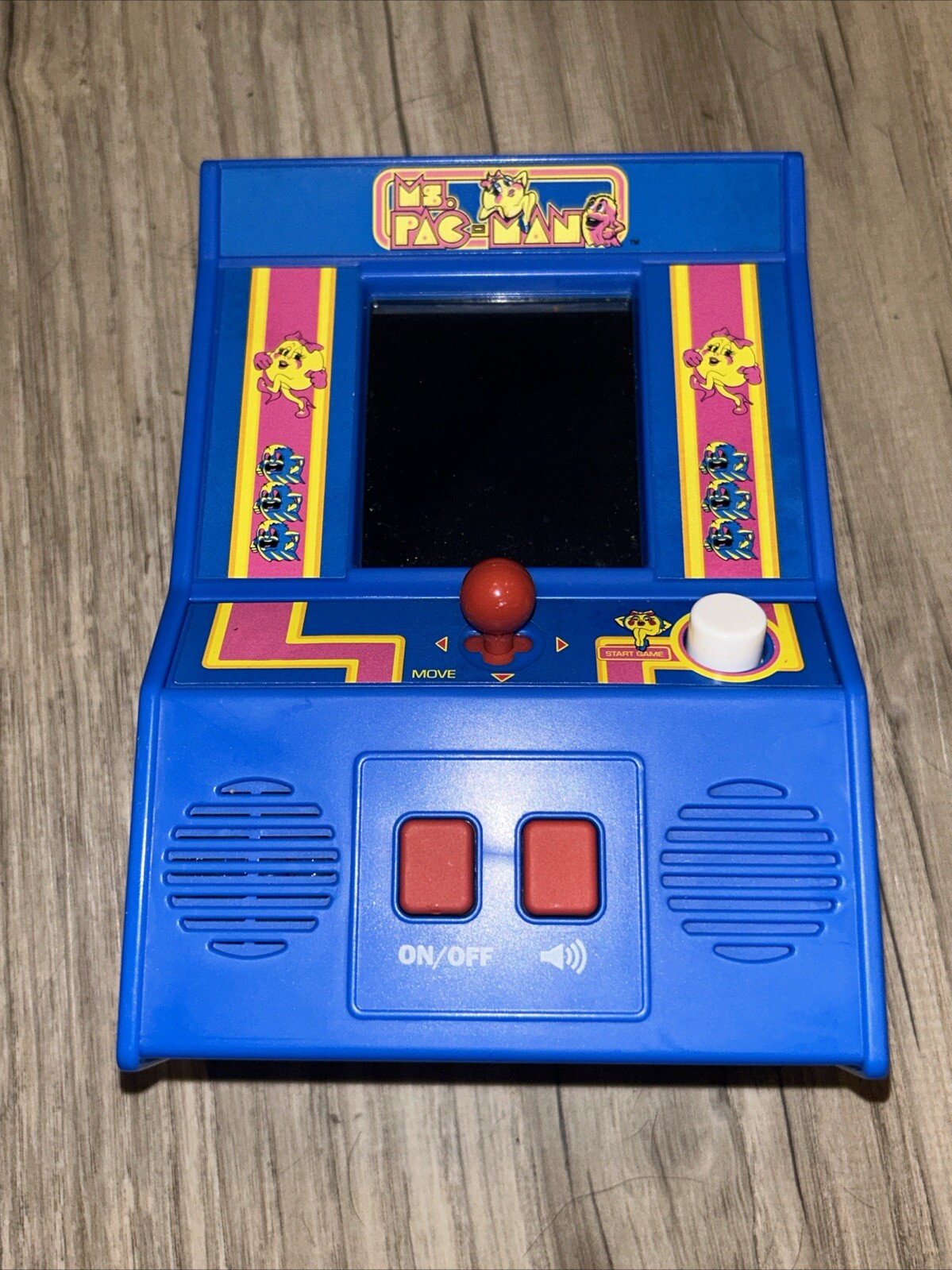 Ms. Pac-Man Retro Mini Arcade Handheld Game Bandai Namco – WORKS GREAT