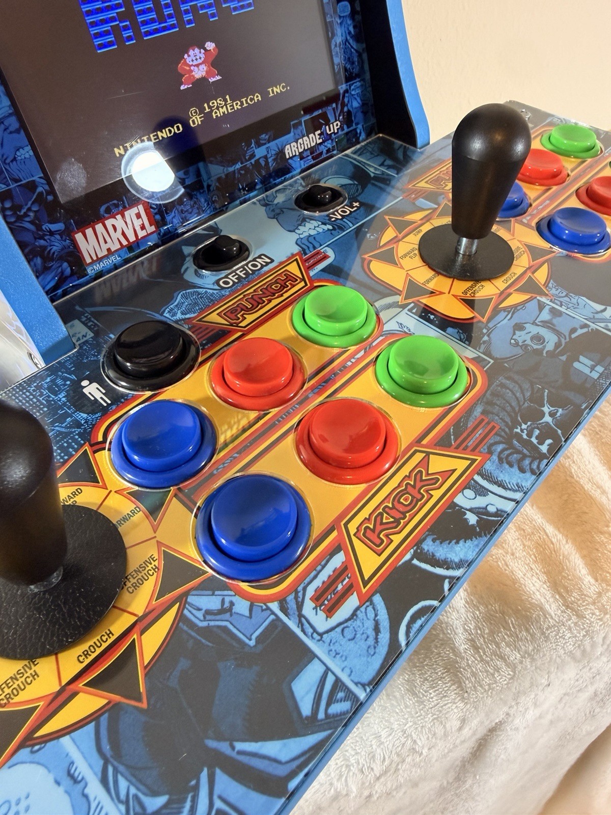 ARCADE 1UP MARVEL SUPER HEROES COUNTERCADE SOFT MODDED W/ 400 GAMES!! 🔥 🔥 🔥
