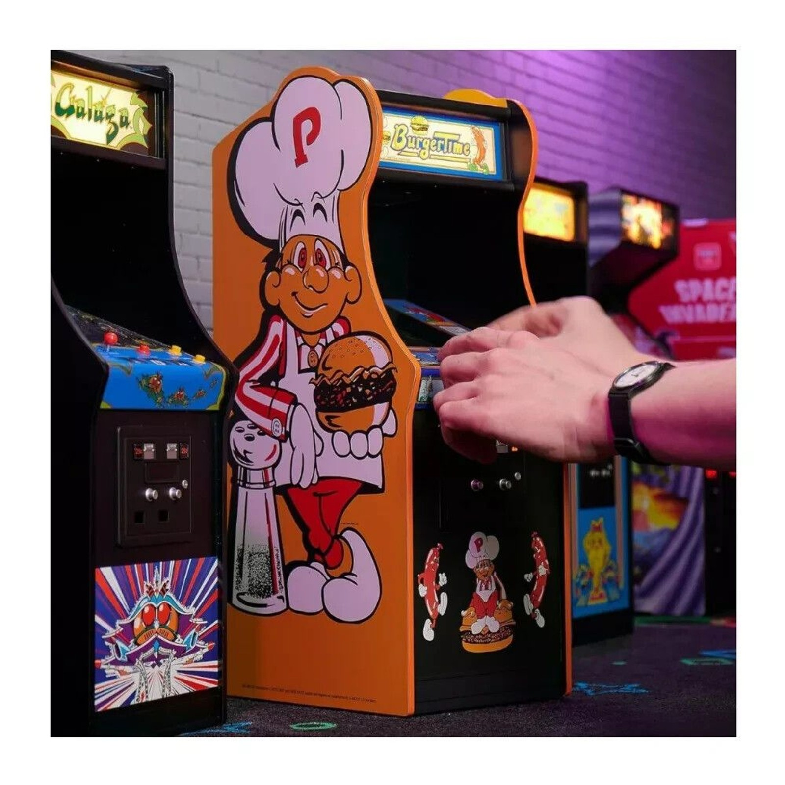 Numskull Quarter Arcades BurgerTime Mini Arcade 1/4 Scale Original ROM New