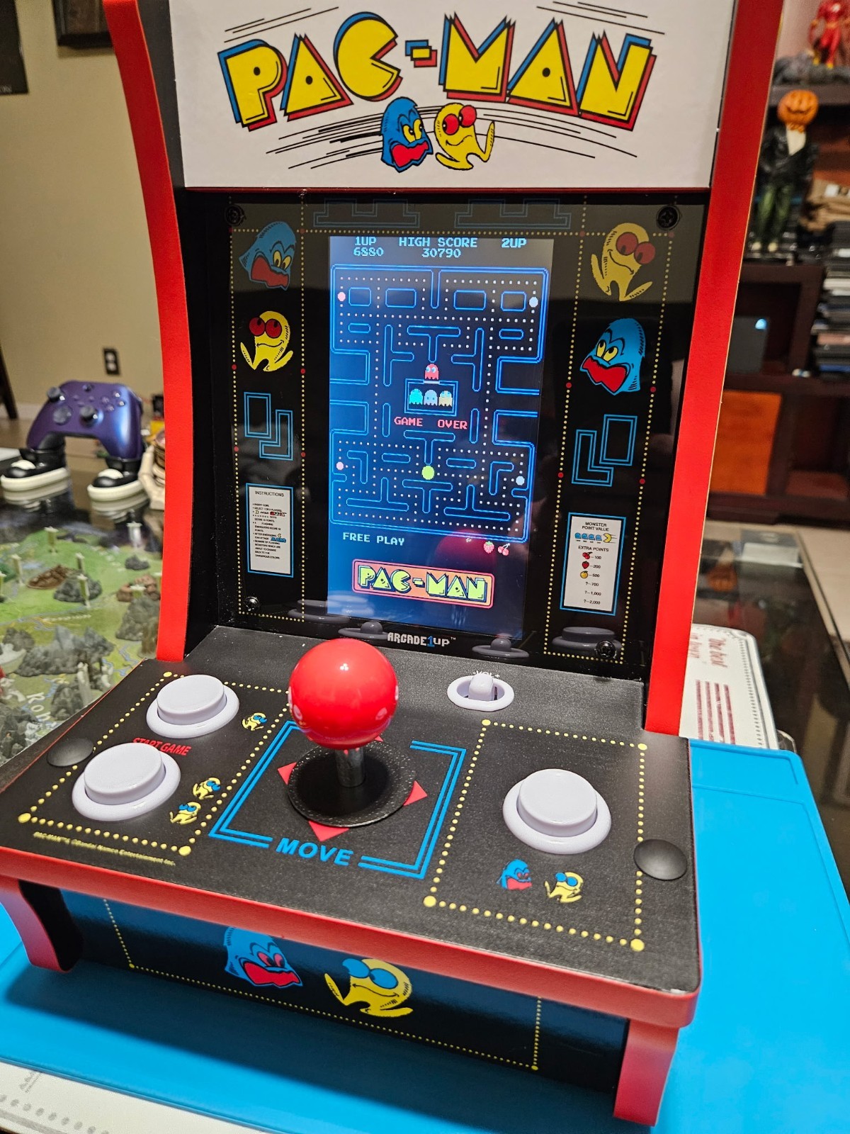 Arcade1Up Pac-Man Countercade/Tabletop Collectible Video Arcade Machine