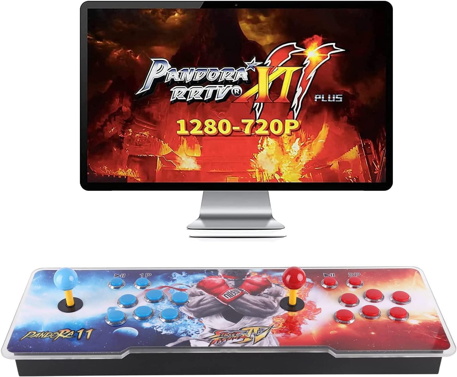 Pandora’S Box 11 Arcade Game Console, 30000 Games, 3D Support, Upgraded CPU, 4-P