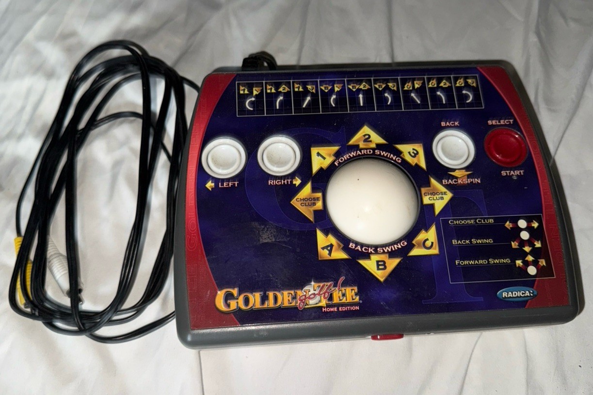 Radica Golden Tee Golf Home Edition Plug and Play Desktop TV Video Game
